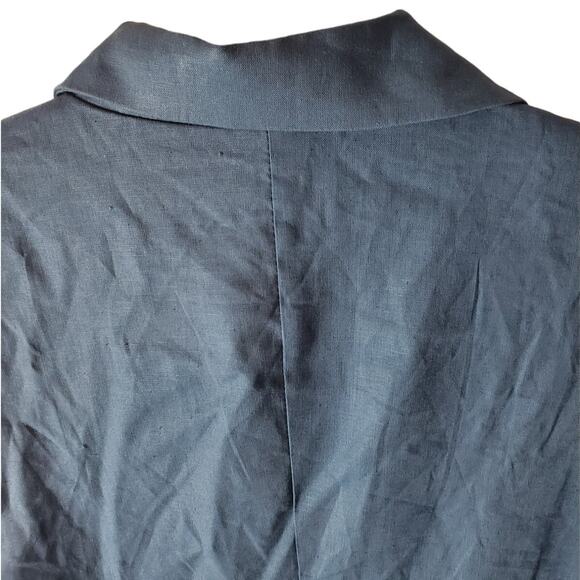 Happily Grey Slate Blue Open Style Vest, NWT, Small - Picture 4 of 6